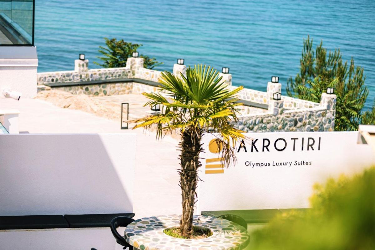 Akrotiri Olympus Luxury Suites - Adults Only Plaka Litochorou Ngoại thất bức ảnh