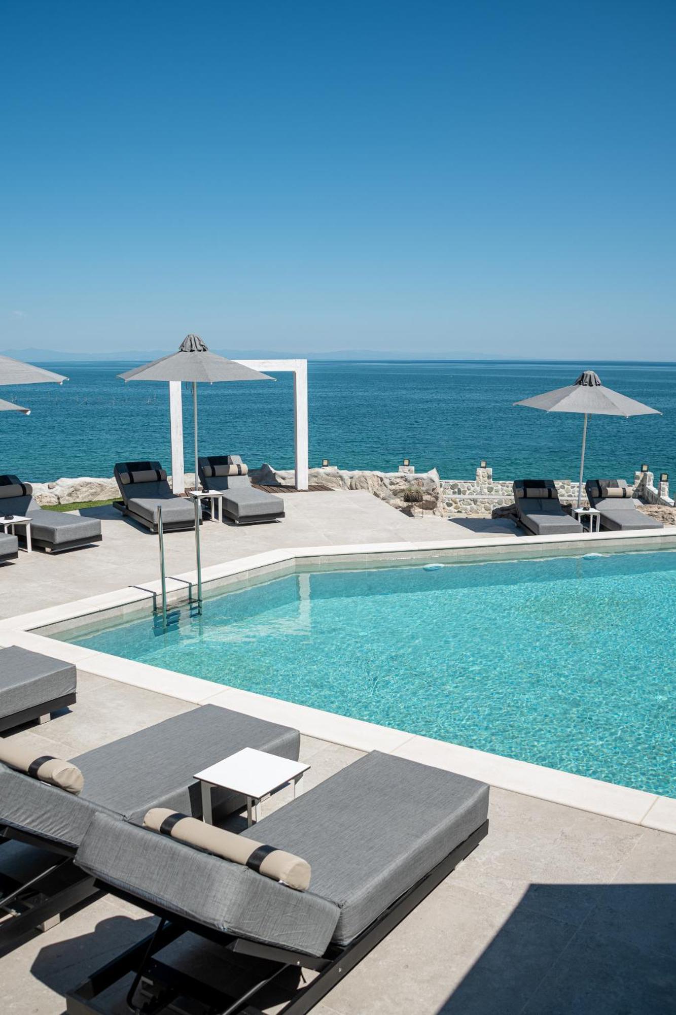 Akrotiri Olympus Luxury Suites - Adults Only Plaka Litochorou Ngoại thất bức ảnh