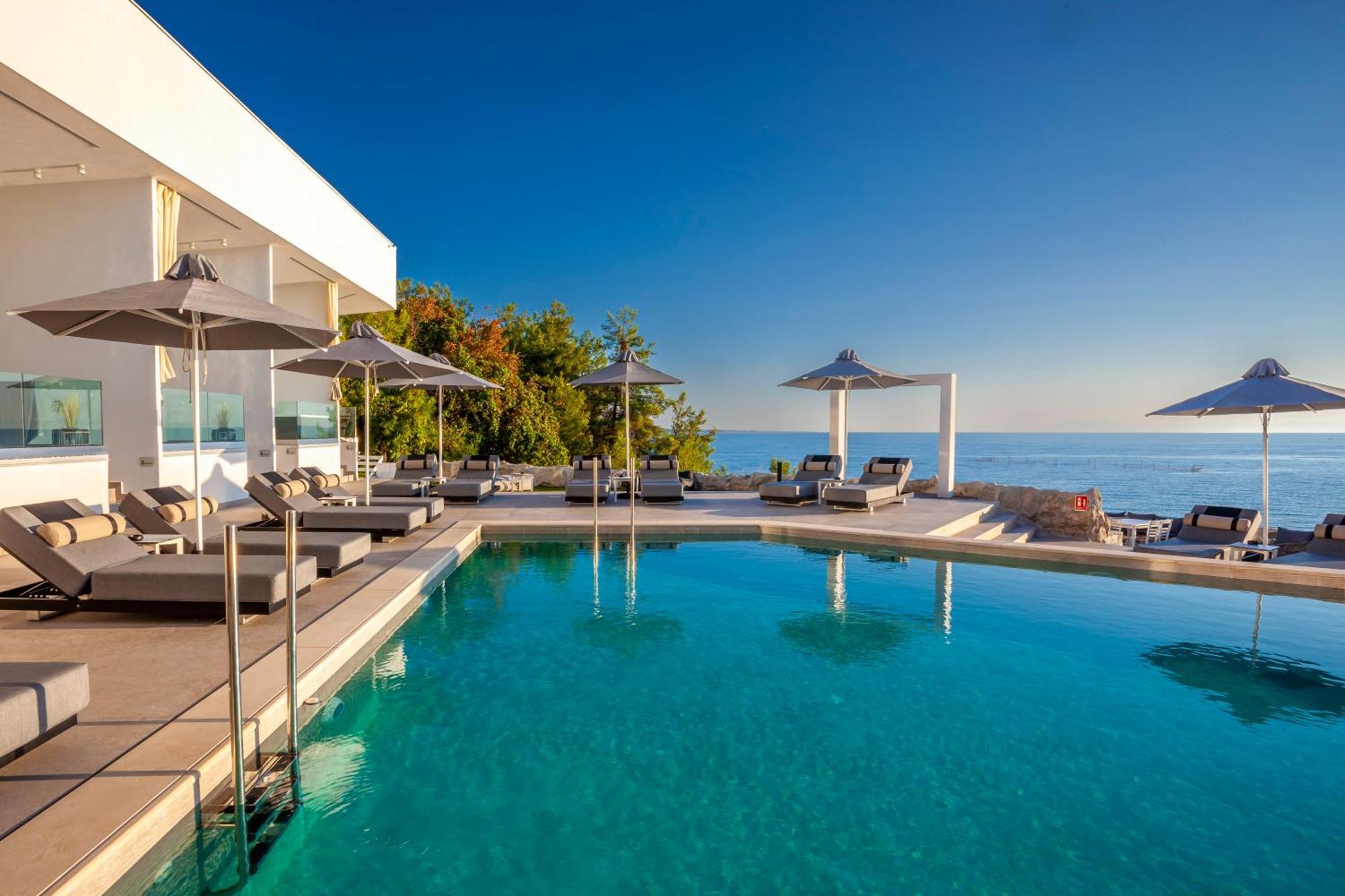 Akrotiri Olympus Luxury Suites - Adults Only Plaka Litochorou Ngoại thất bức ảnh