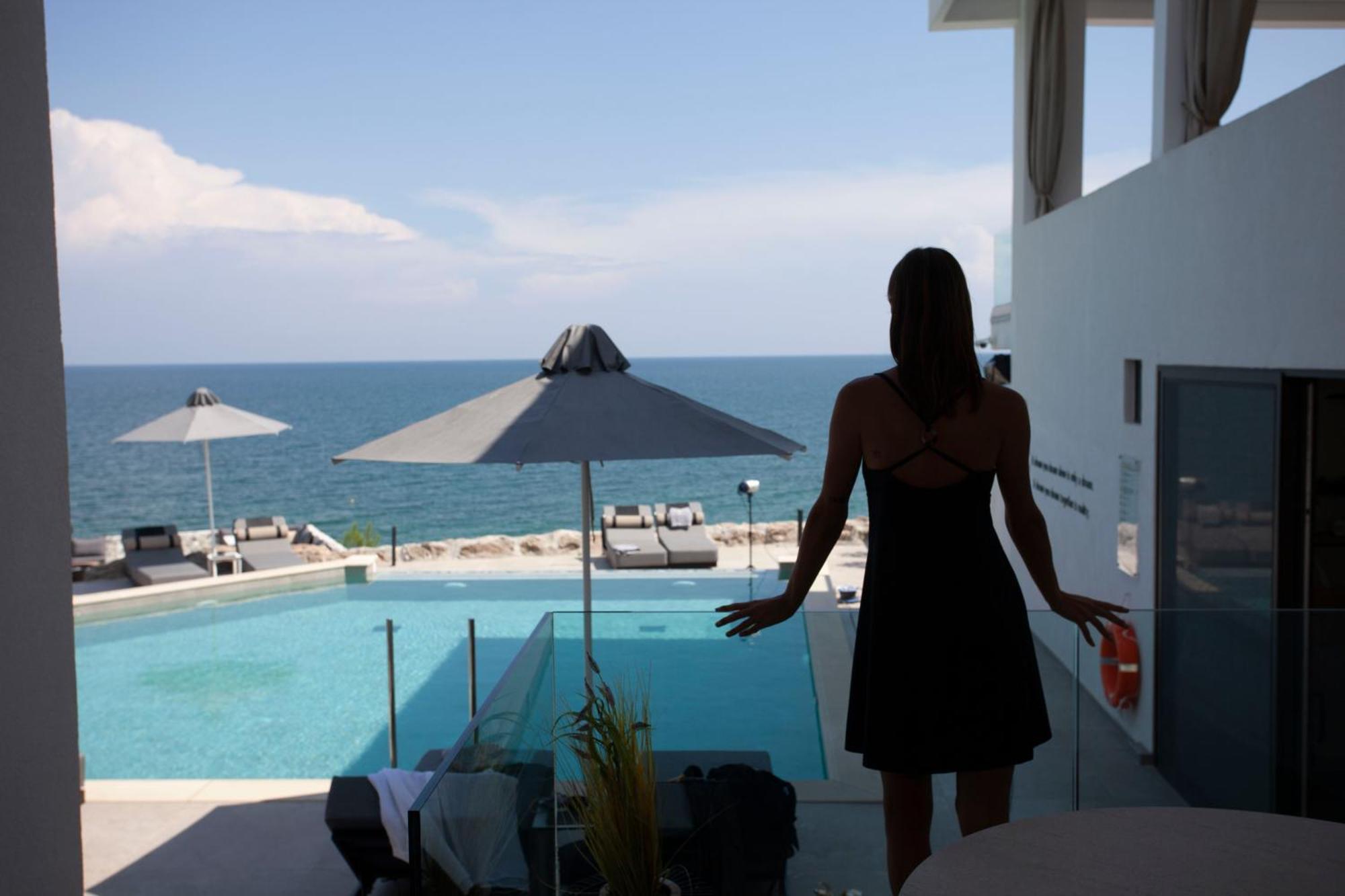Akrotiri Olympus Luxury Suites - Adults Only Plaka Litochorou Ngoại thất bức ảnh