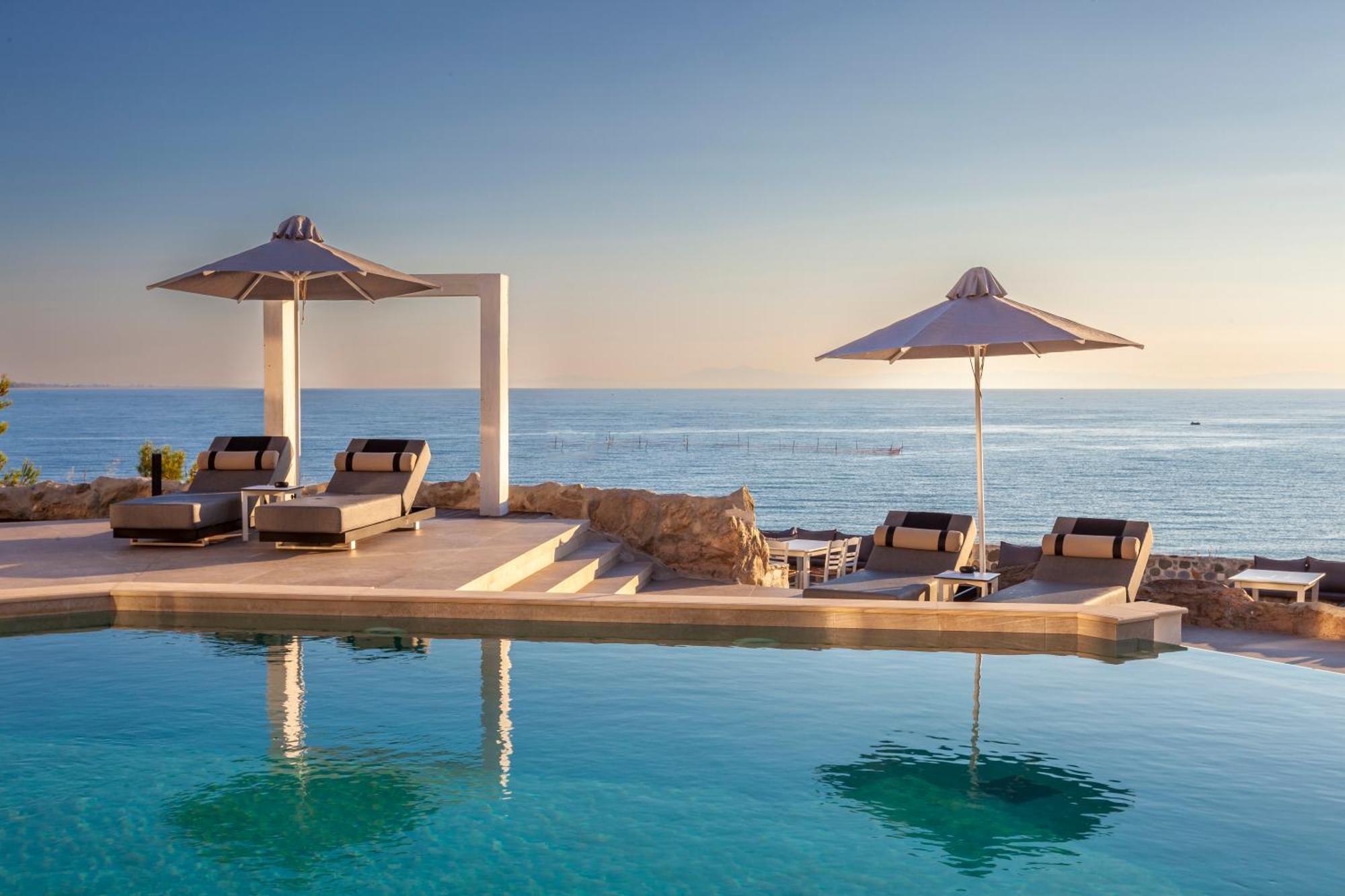 Akrotiri Olympus Luxury Suites - Adults Only Plaka Litochorou Ngoại thất bức ảnh
